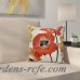 East Urban Home Poppies Floral Outdoor Throw Pillow URBR8876
